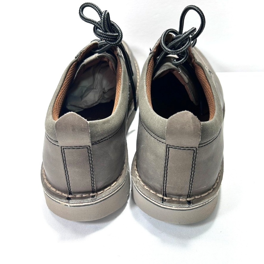 Clarks Men's Eastridge Moc Grey Leather US 11W - Picture 4 of 8